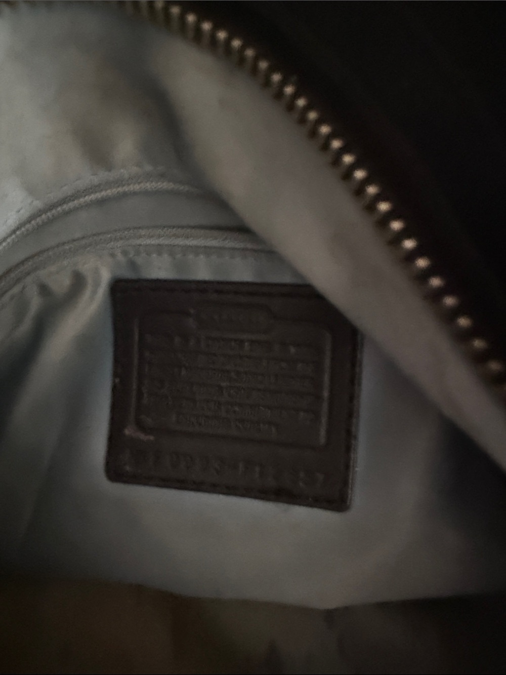 Coach Black & Charcoal Signature Hobo Bag k0893-12674 - Picture 13 of 13